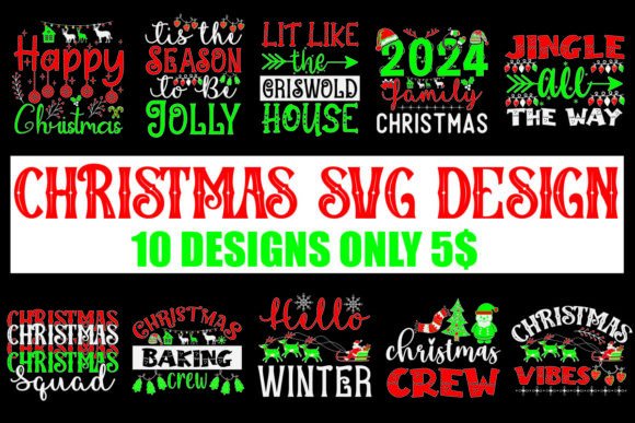 Christmas SVG Designs: A Festive Embroidery Bundle