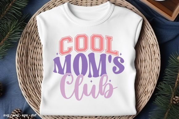 Cool Mom's Club: A Charming Embroidery Design