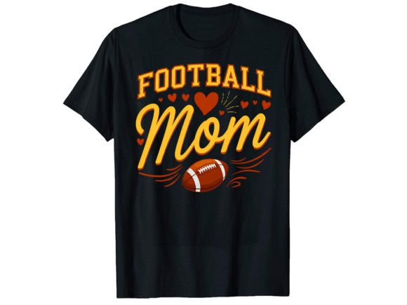 Football Mom T-Shirt: A Versatile Design for Embroidery