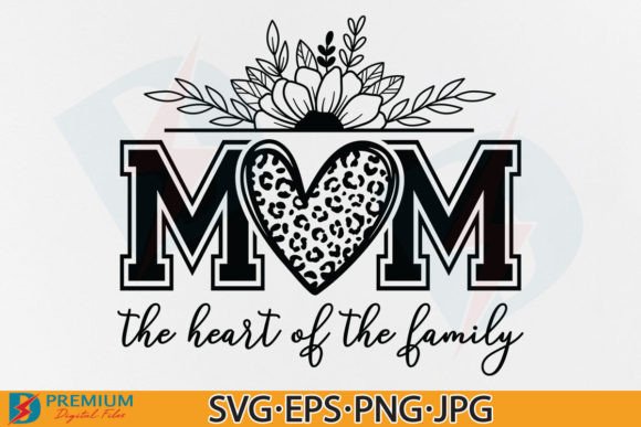 Mom: The Heart of the Family - A Mother's Day Embroidery Design
