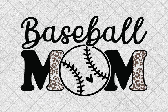 Retro Sport Mama PNG: A Charming Baseball Mom Design