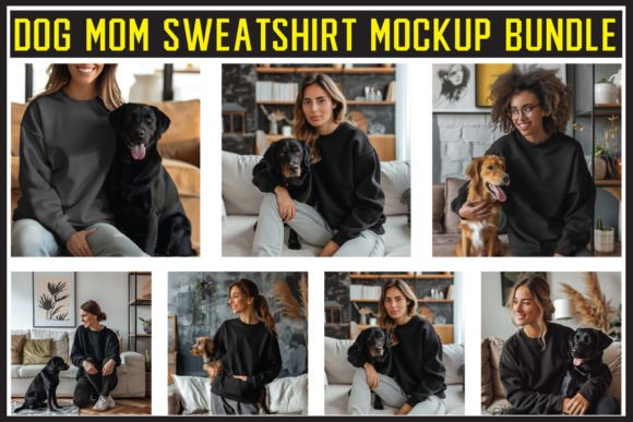 Review: Dog and Mom Sweatshirt Mockup Bundle